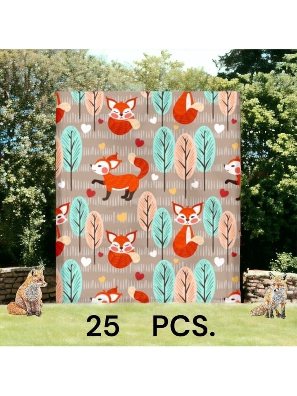 25 10X13 Poly Mailers Fox And Woods Shipping Envelopes PRICE IS FIRM Fall - Picture 7 of 13